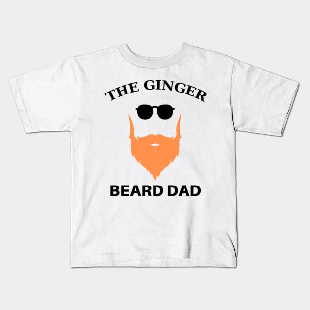 The ginger beard dad Kids T-Shirt by Ashden